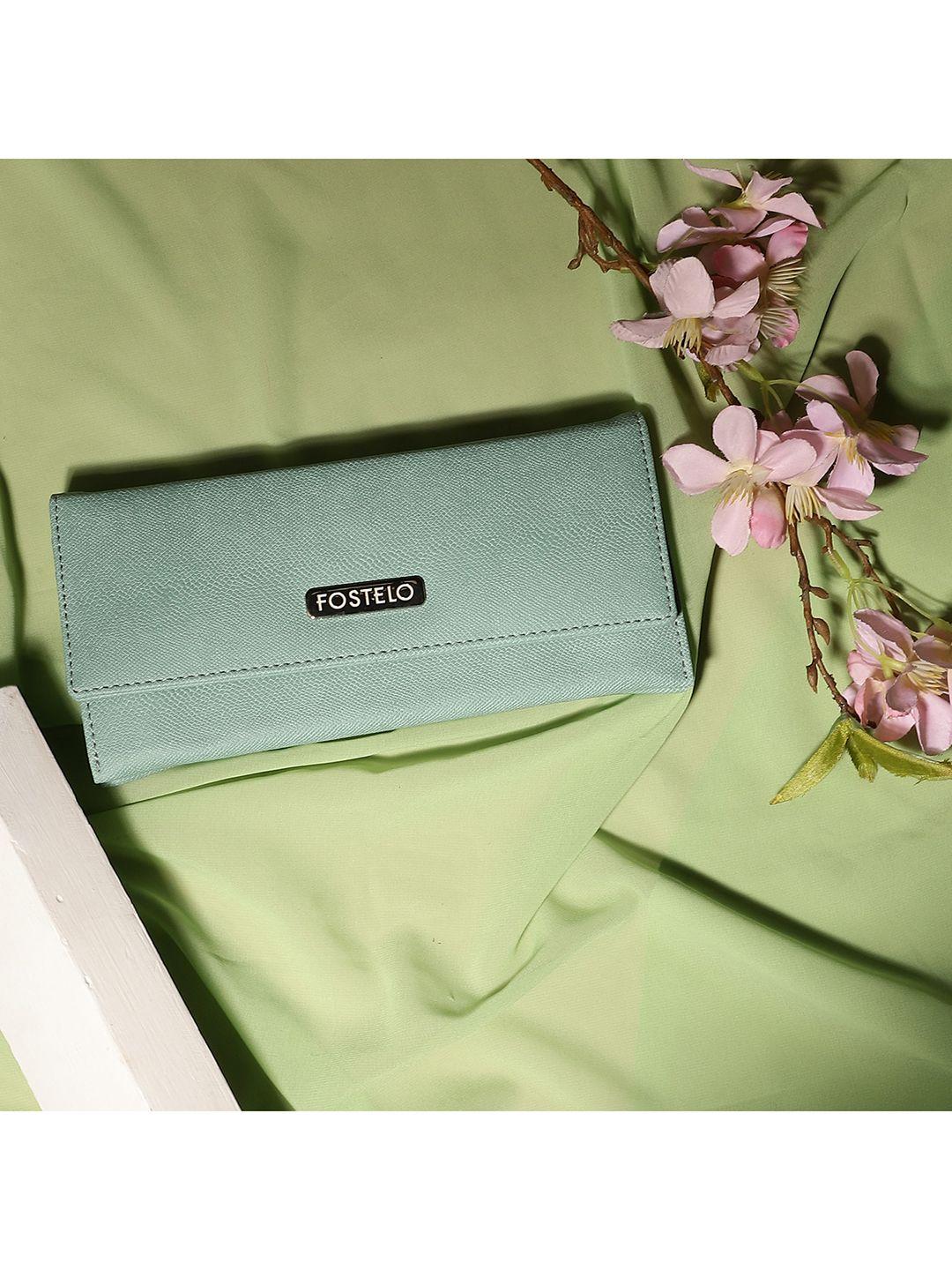 fostelo women sea green clutches