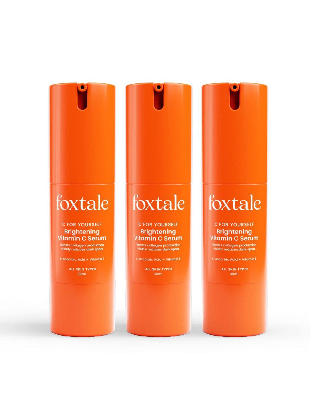 foxtale set of 3 c for yourself vitamin c face serum - 30 ml each