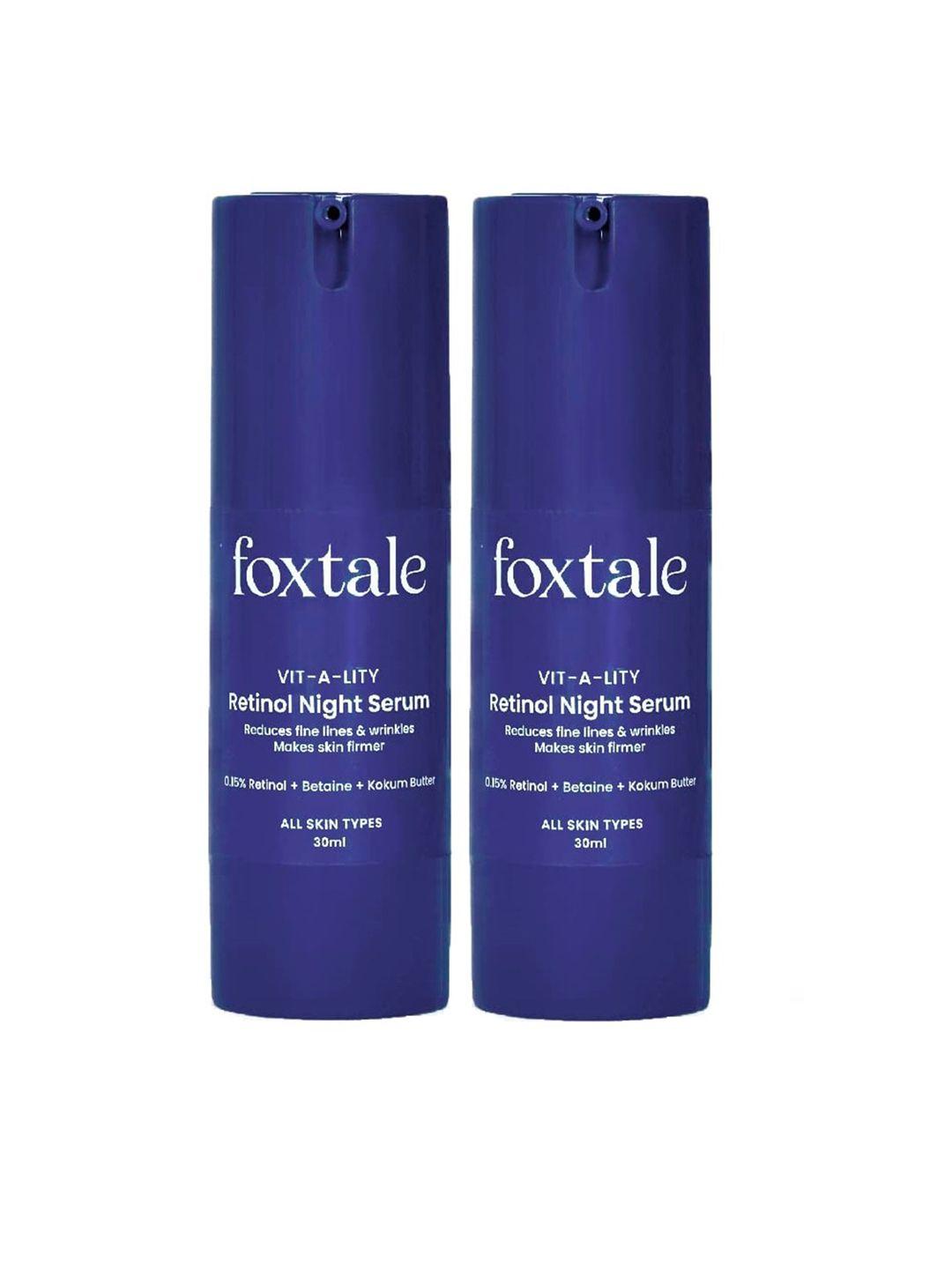 foxtale set of 2 - 0.15% encapsulated retinol night serum 60ml