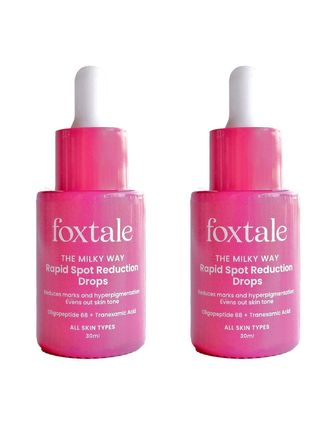 foxtale set of 2 the milky way rapid spot reduction drop serum with tranexamic - 30ml each