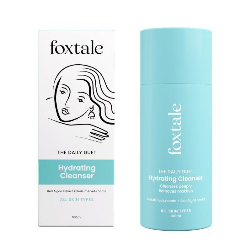 foxtale the daily duet gentle cleanser hydrating face wash