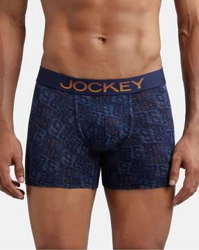 fp23 super combed cotton elastane stretch printed trunk with ultrasoft waistband