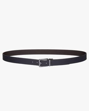 frame style logo buckle belt