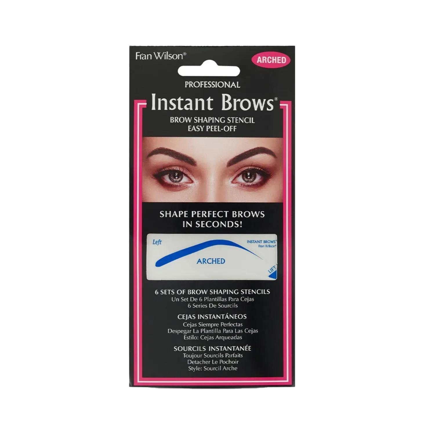 fran wilson moodmatcher instant brows shaping stencil - arched (set of 6)