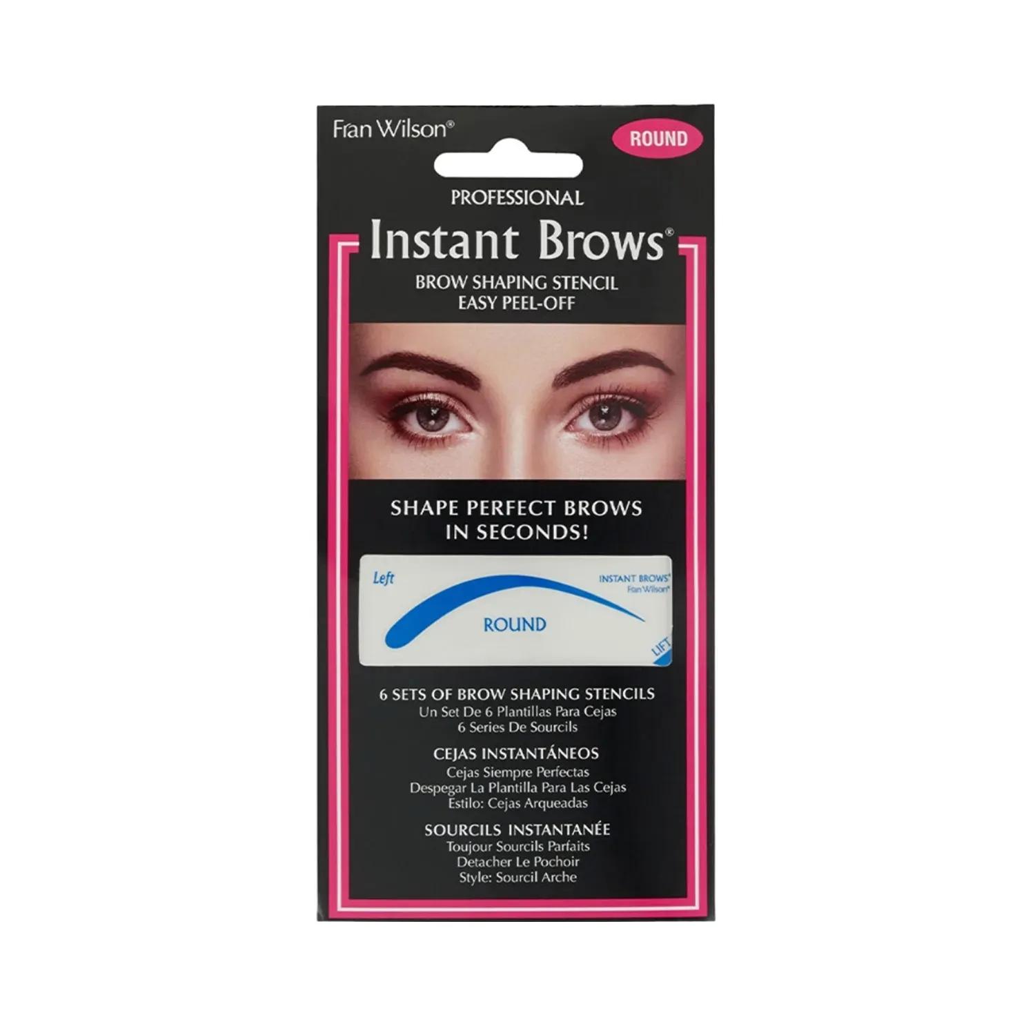fran wilson moodmatcher instant brows shaping stencil - round (set of 6)