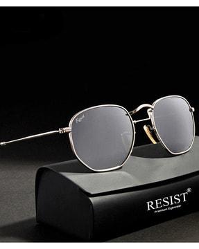 francissilsilver full-rimmed sunglasses