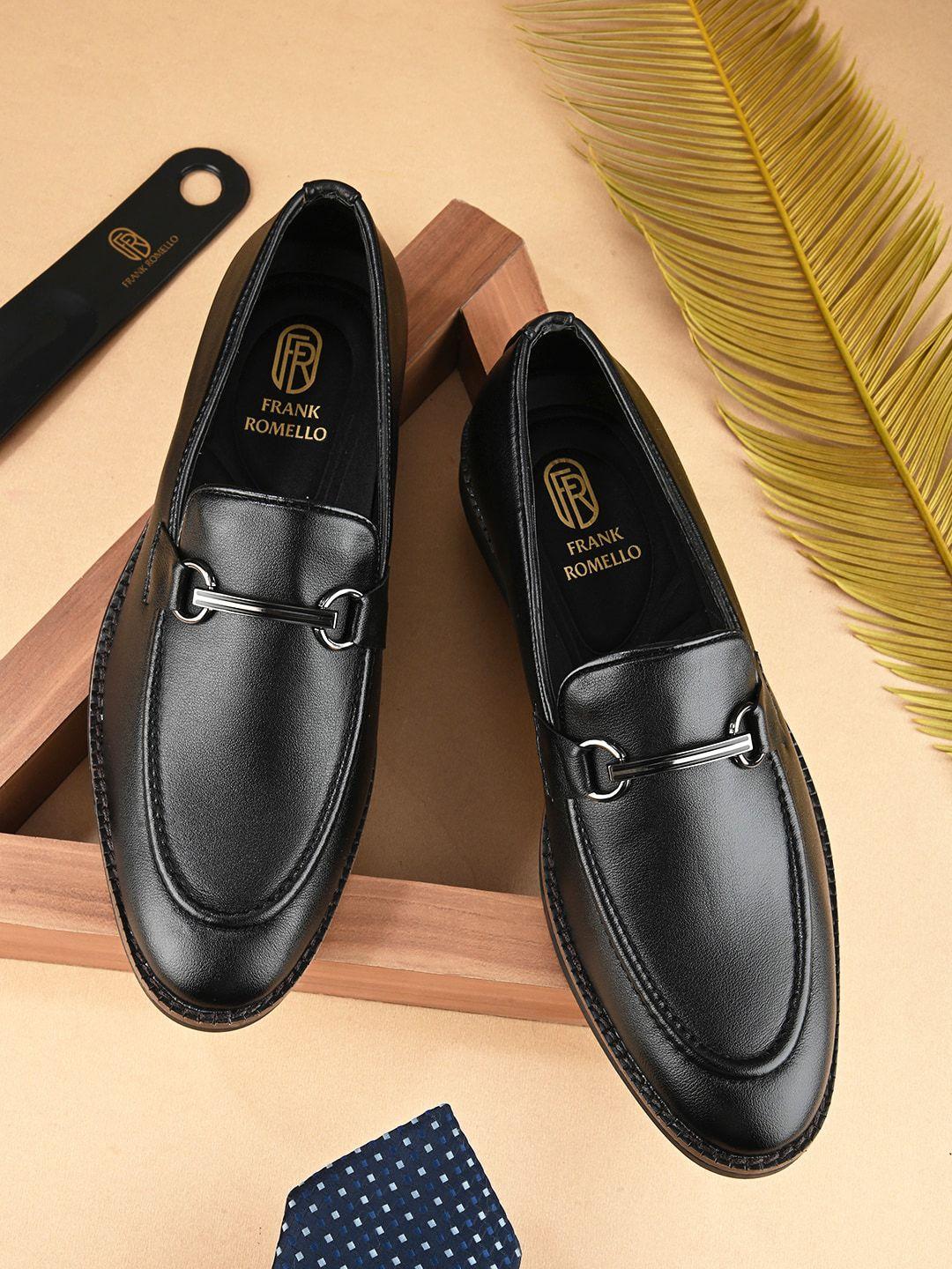 frankromello men slip on formal loafers