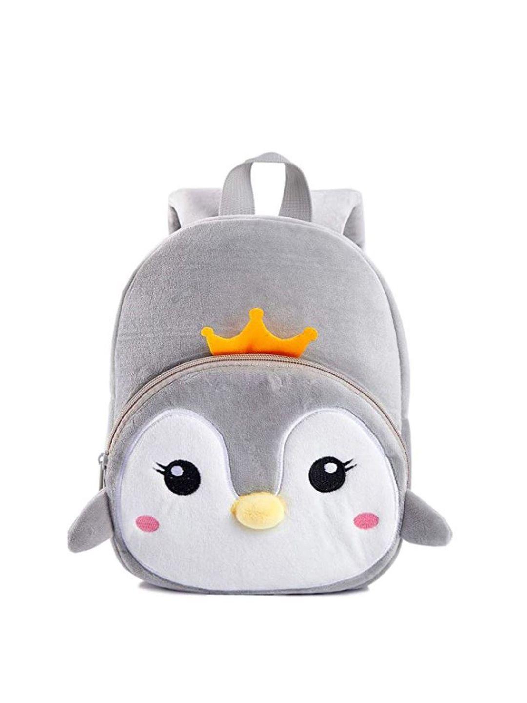 frantic kids grey & white graphic cat backpack