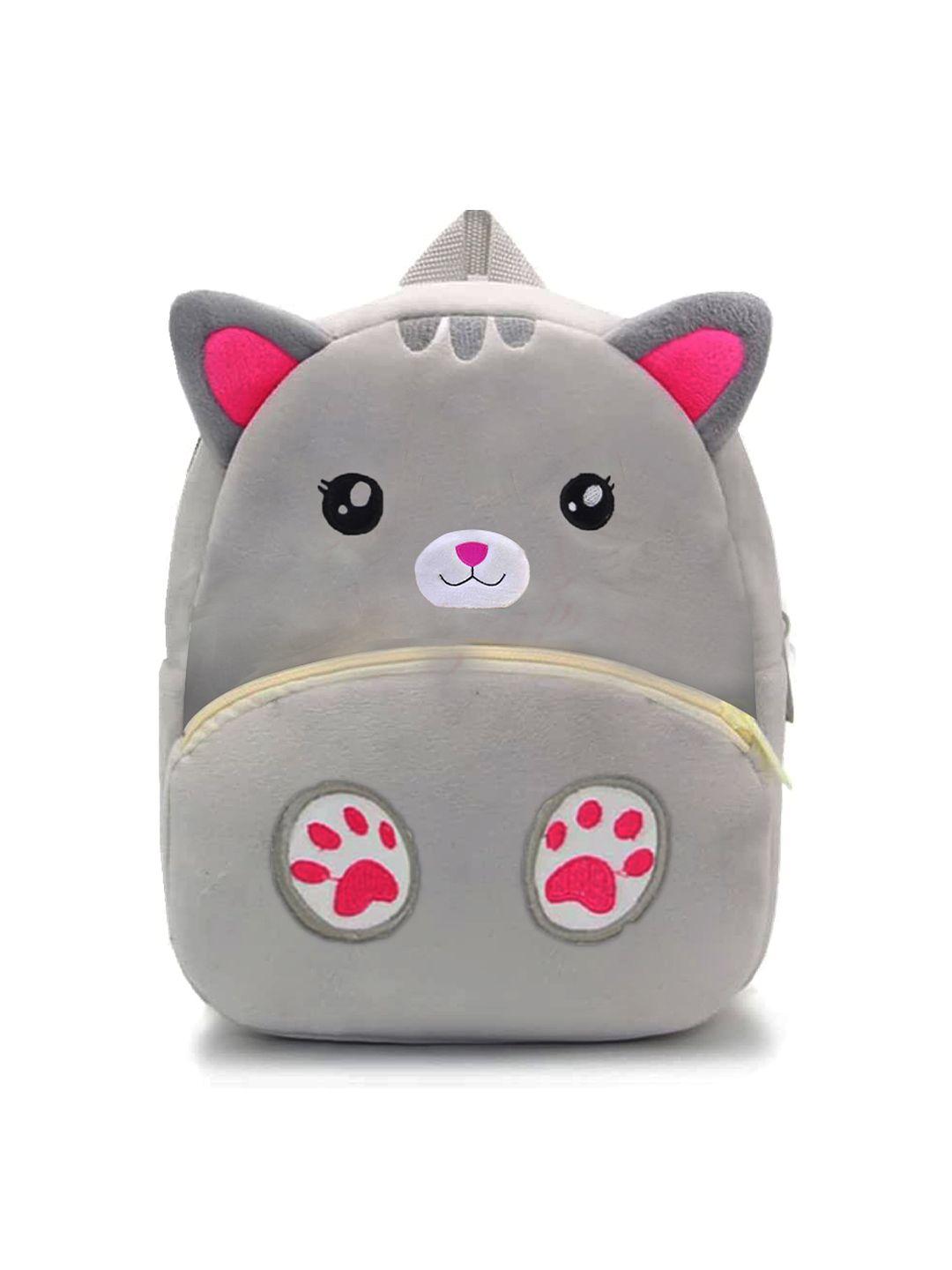 frantic unisex kids cat velvet backpack