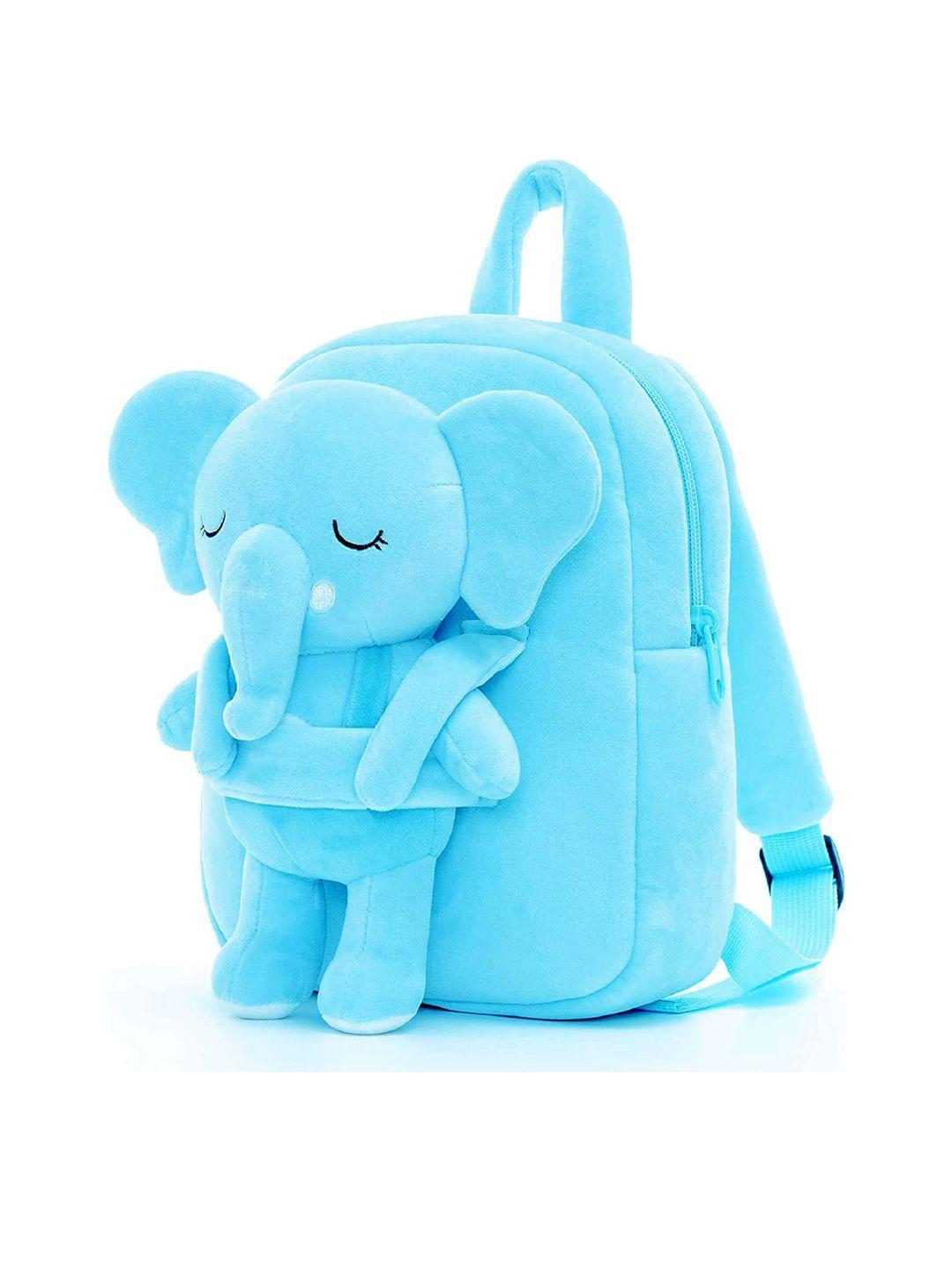 frantic unisex kids elephant velvet backpack