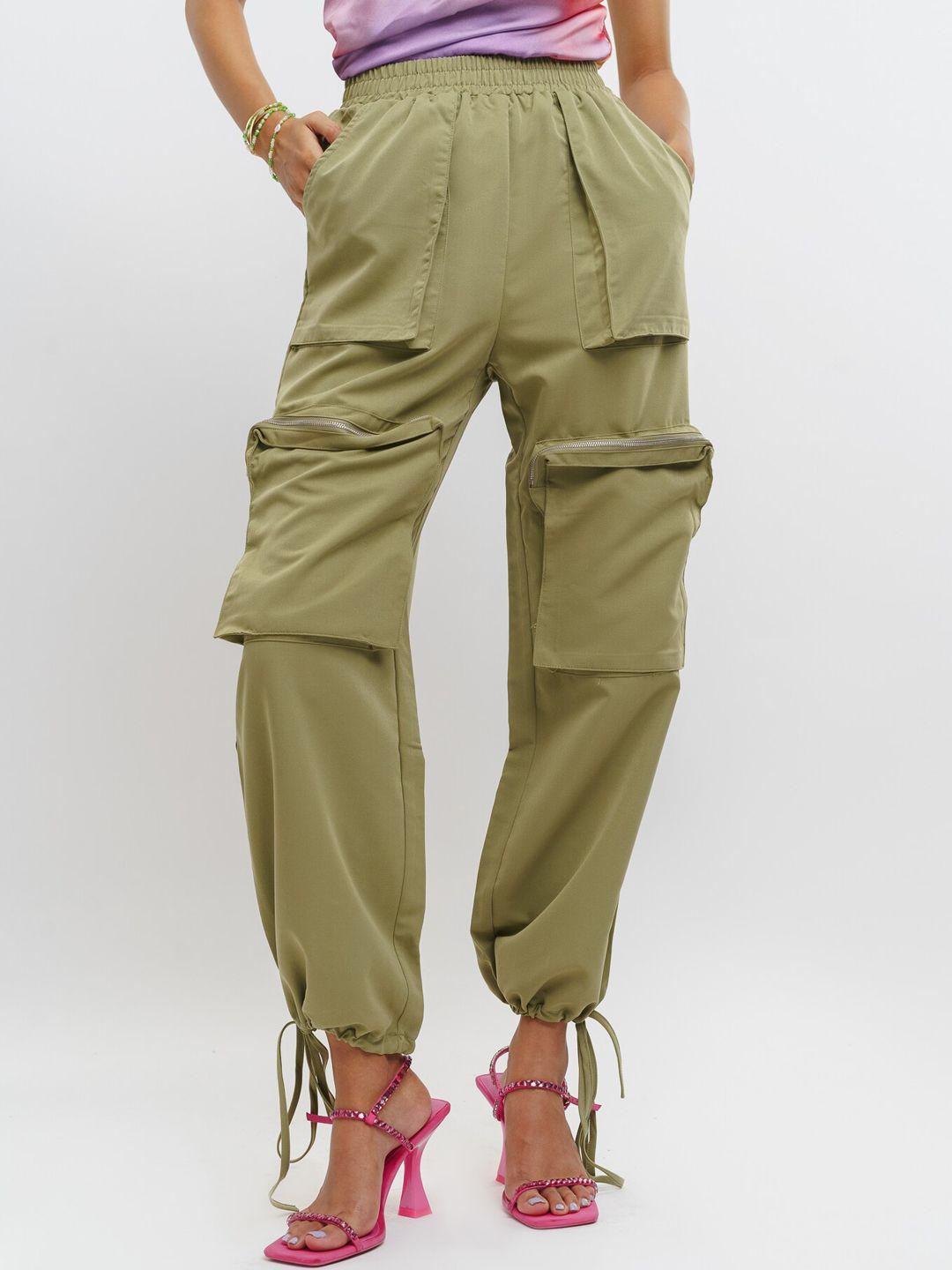 freakins women tapered fit high-rise cargos