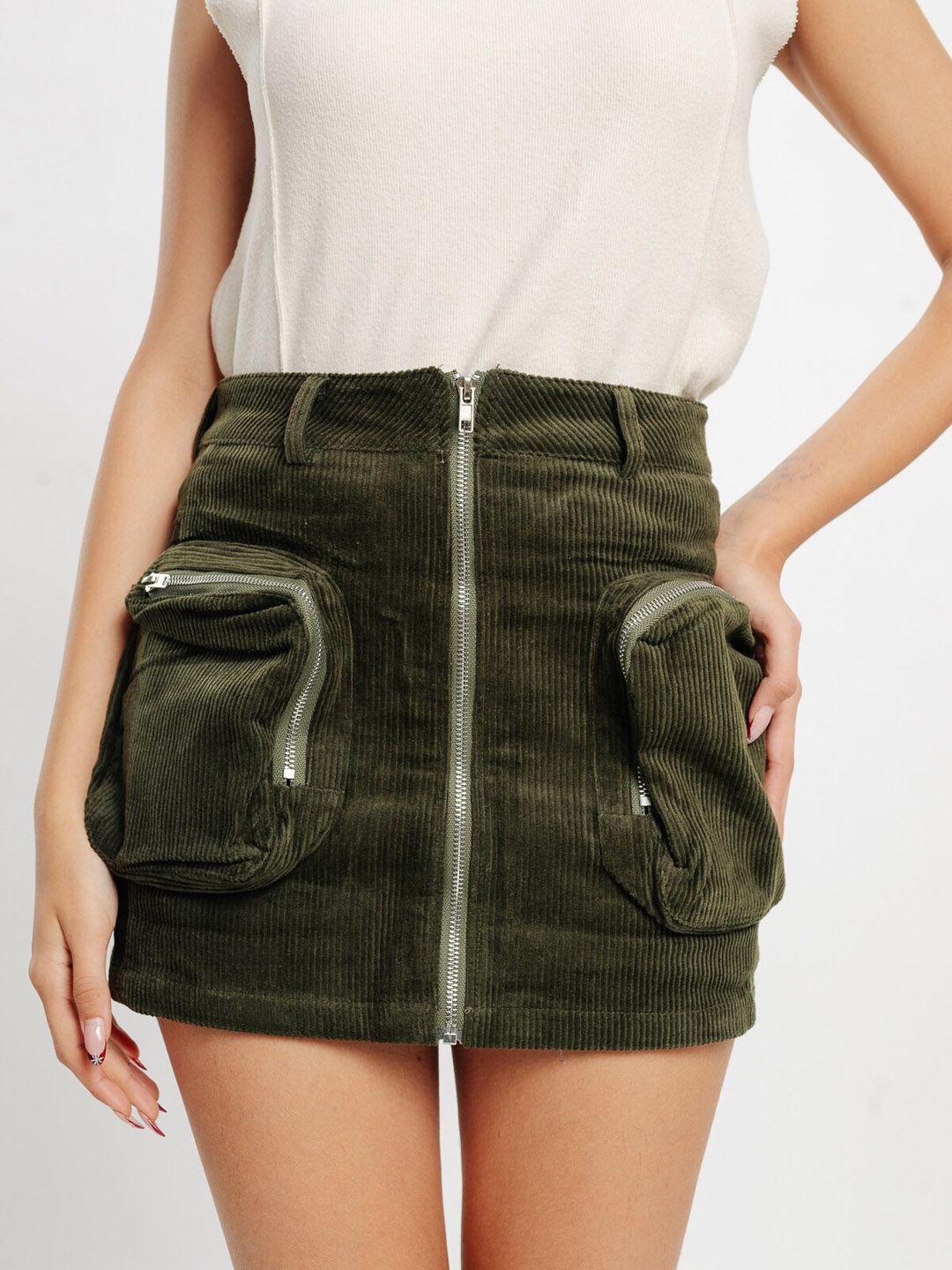 freakins pure cotton straight mini skirt