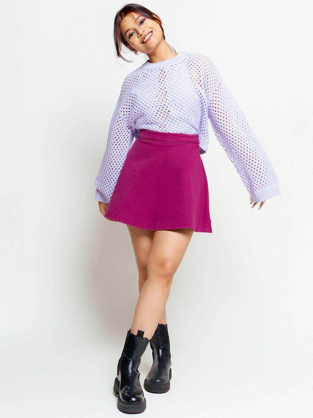 freakins raisin a-line mini skater skirt