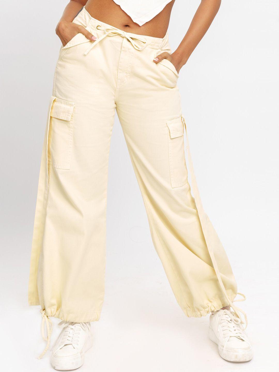 freakins women straight fit low-rise cargos