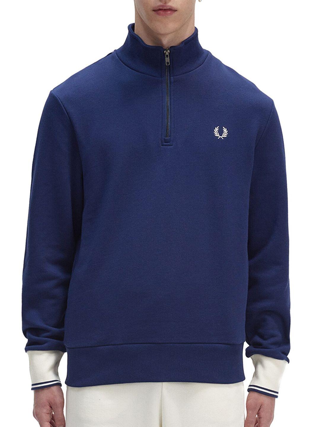 fred perry high neck long sleeves cotton pullover