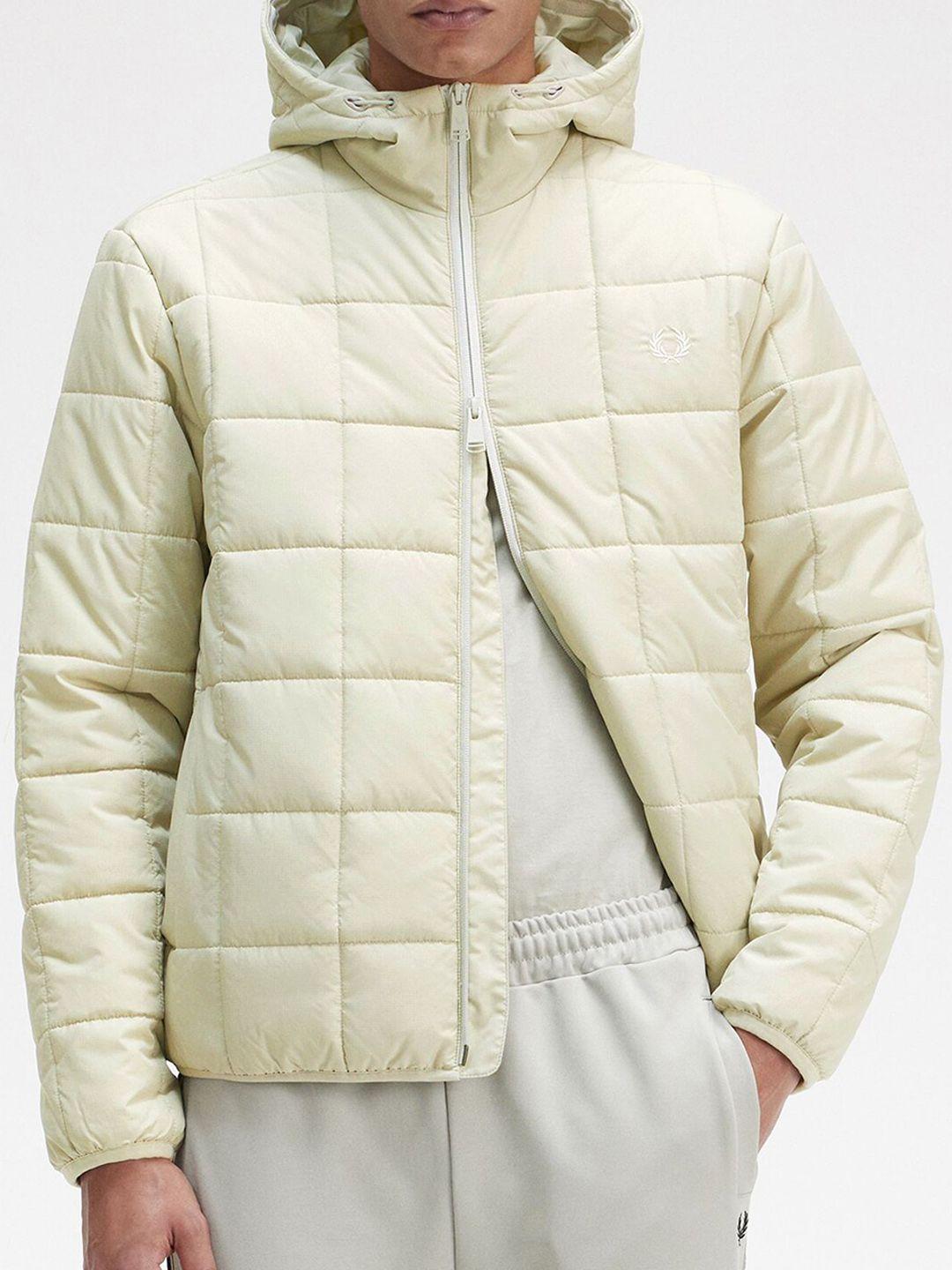 fred perry longline padded jacket