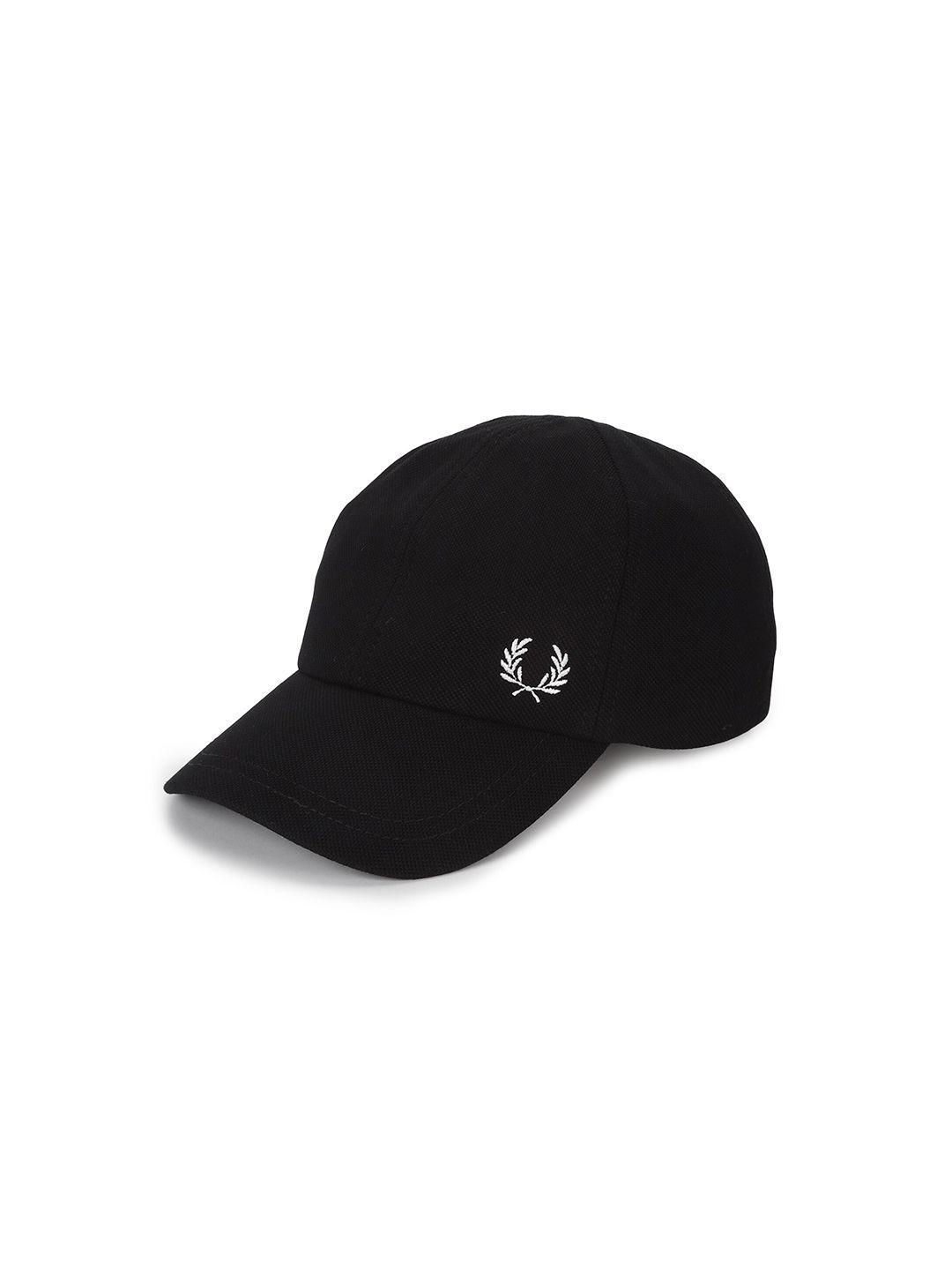 fred perry men black baseball cap