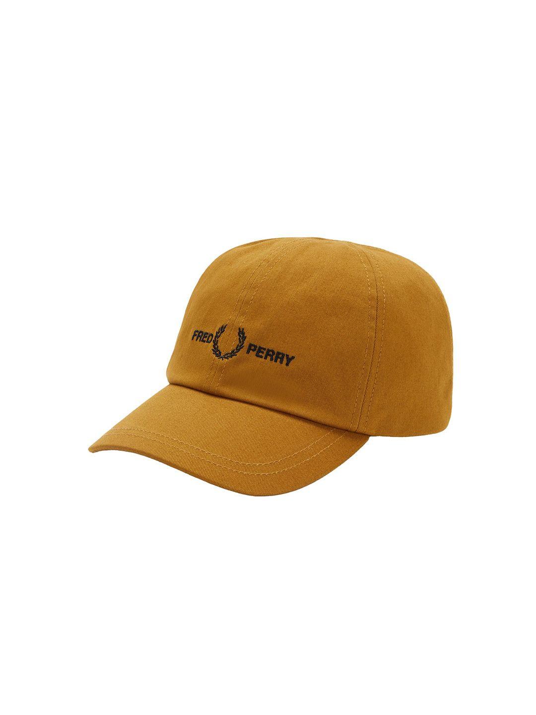 fred perry men embroidered cotton baseball cap