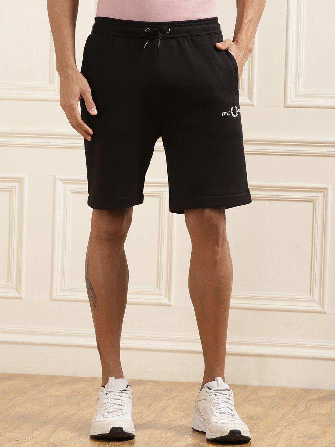 fred perry men slim fit sports shorts