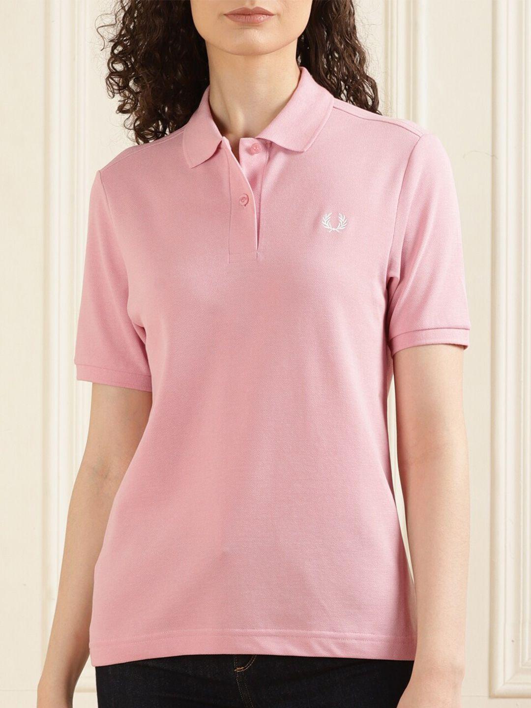 fred perry polo collar cotton casual t-shirt