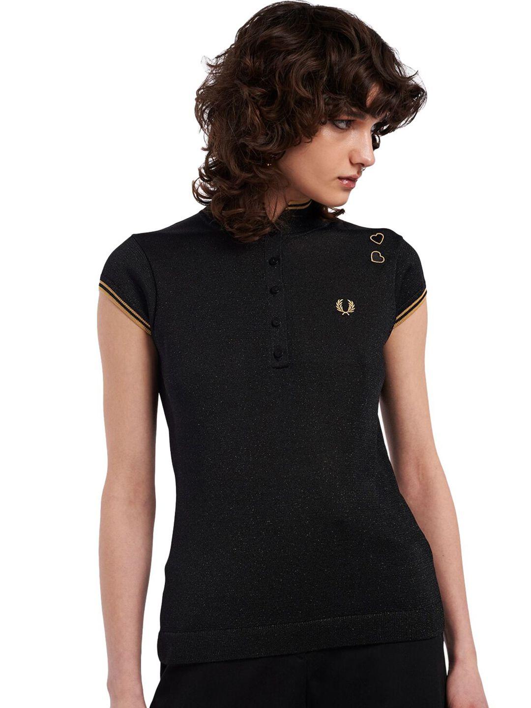 fred perry women high neck t-shirt