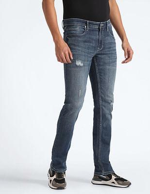 freddie slim straight distressed jeans