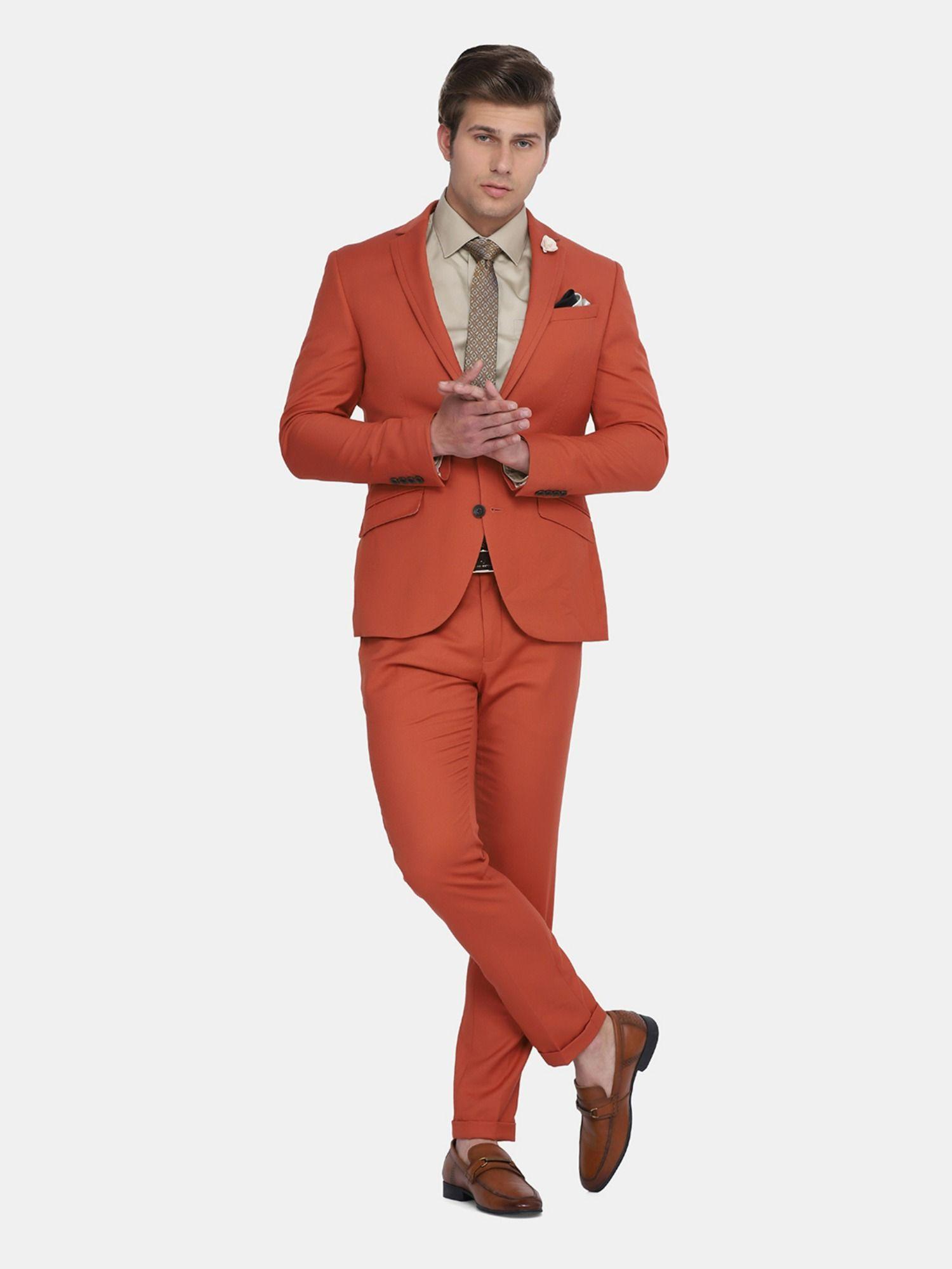freddy 2 pcs ceremonial suits in orange