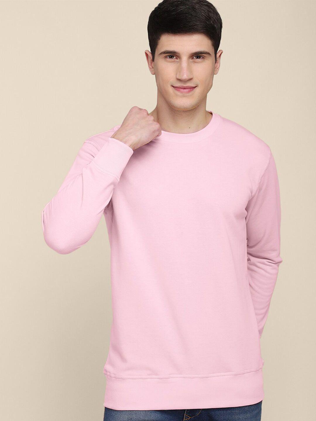 free authority men pink sweatshirt