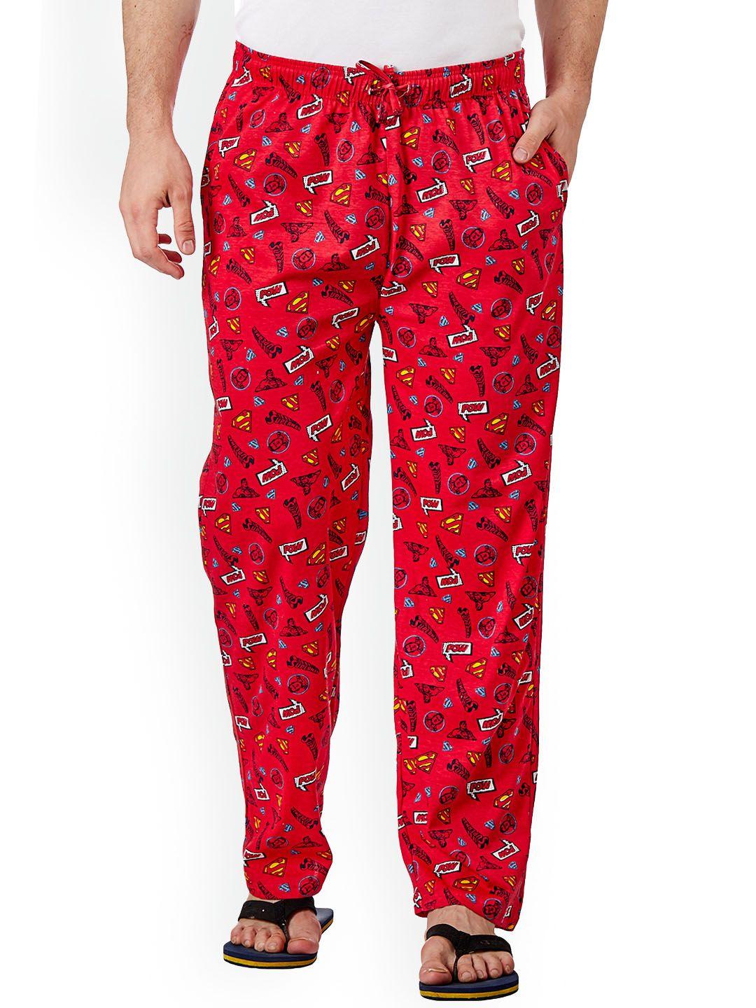 free authority men superman red lounge pants