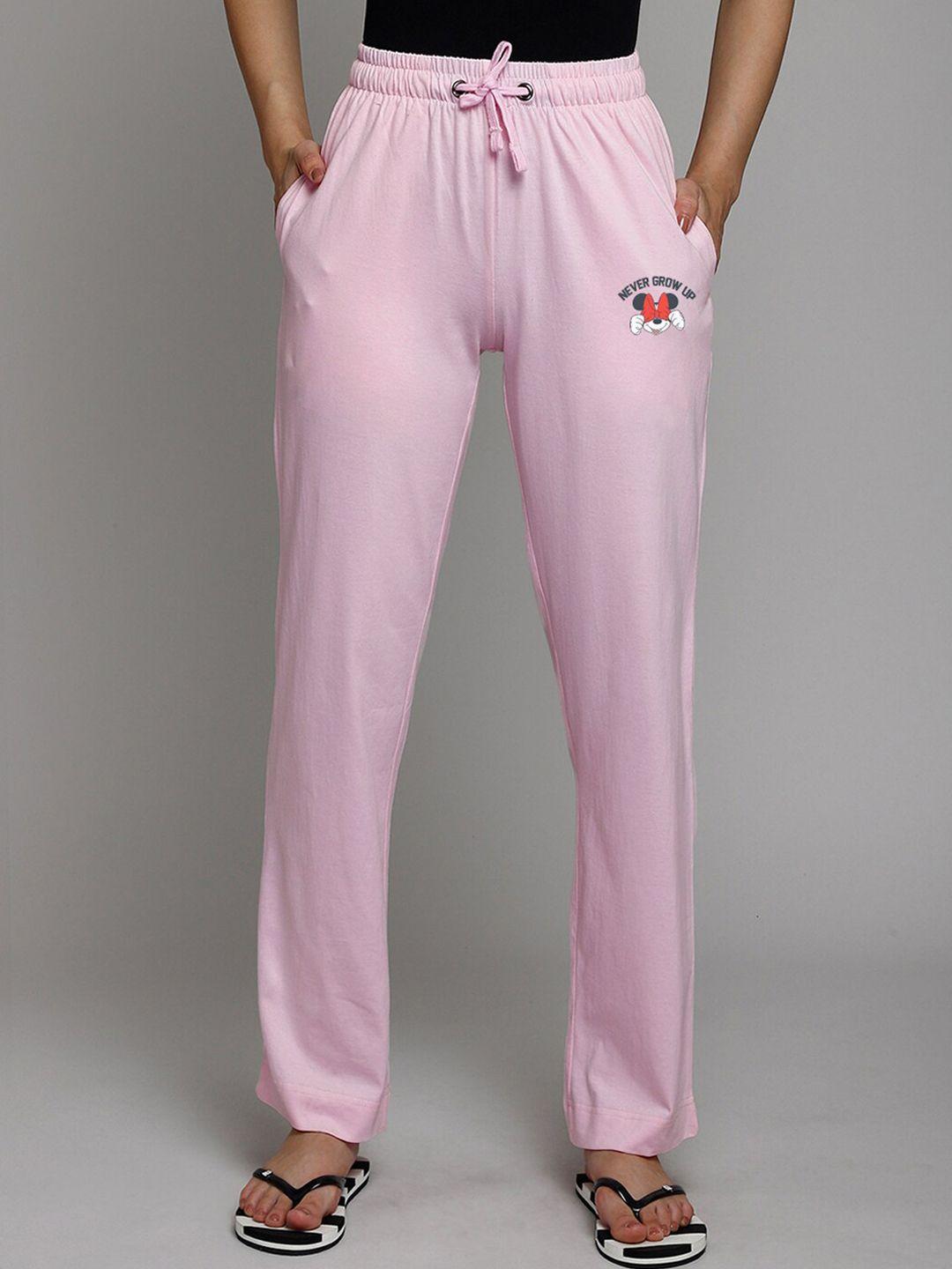 free authority mickey & friends women pink printed pyjama