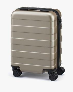 free adjustable handle hard carry-on suitcase