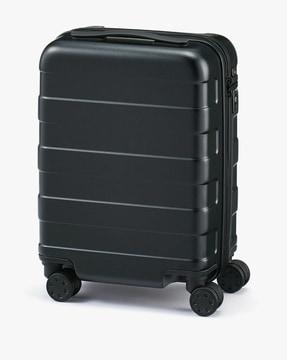 free adjustable handle hard carry-on suitcase