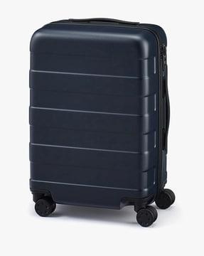 free adjustable handle hard carry-on suitcase