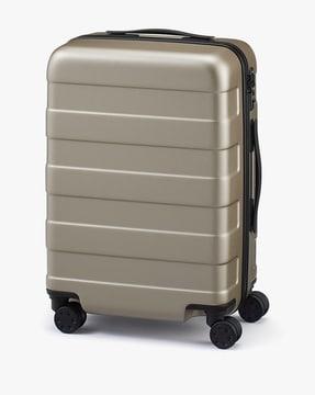 free adjustable handle hard carry-on suitcase