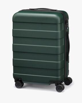 free adjustable handle hard carry-on suitcase