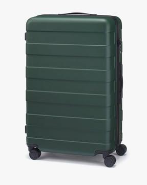 free adjustable handle hard carry-on suitcase