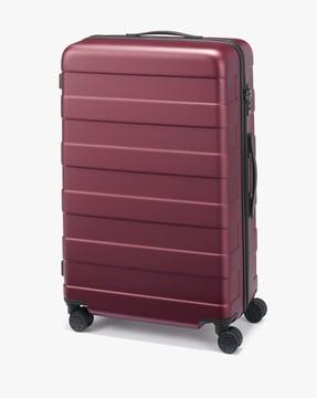 free adjustable handle hard carry-on suitcase