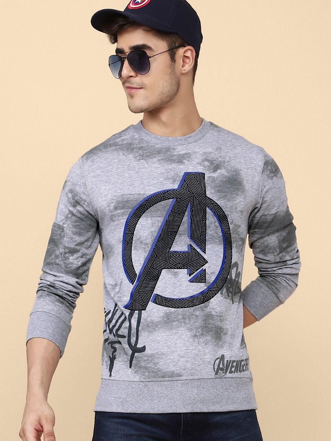 free authority avengers printed long sleeves pullover