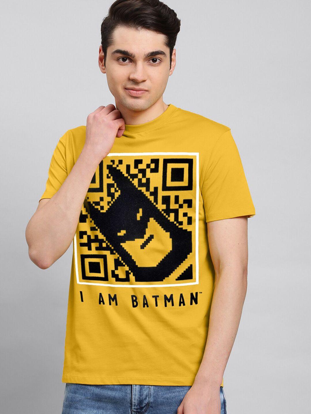 free authority batman printed cotton t-shirt