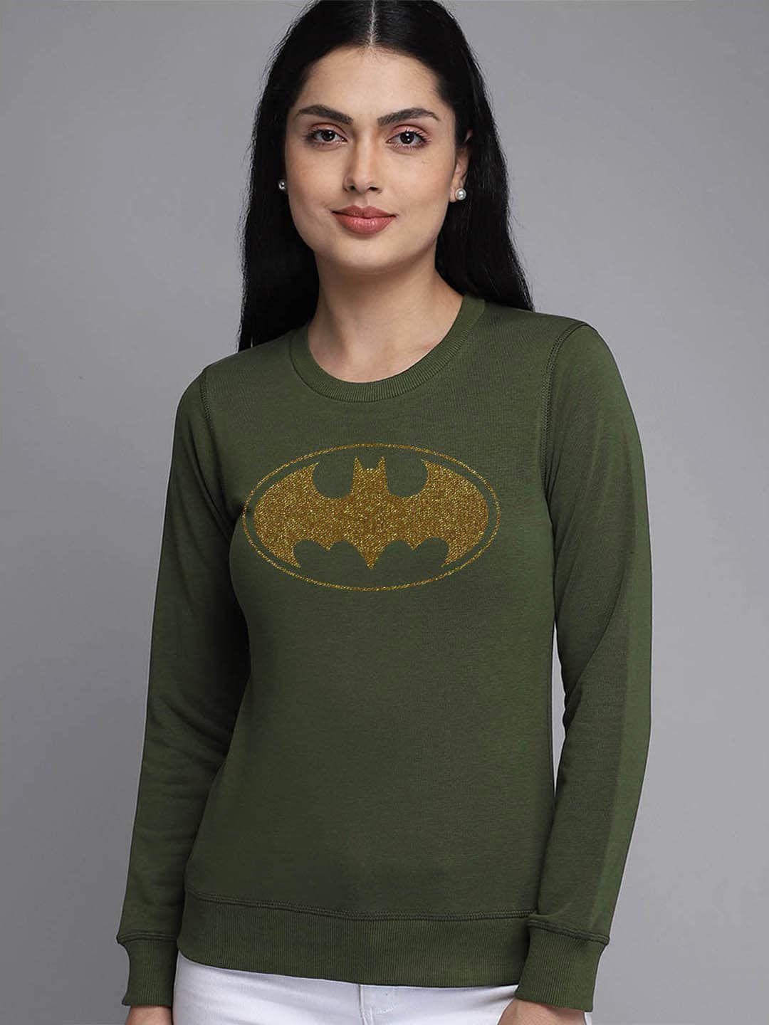 free authority batman printed round neck sweatshirts