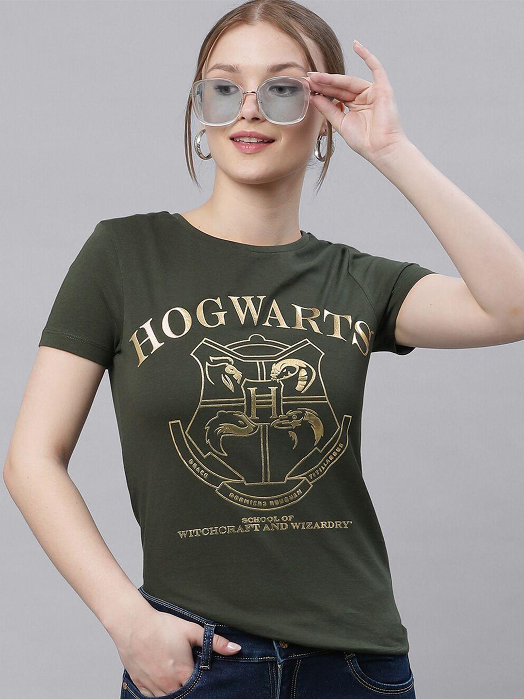 free authority harry potter printed cotton t-shirt