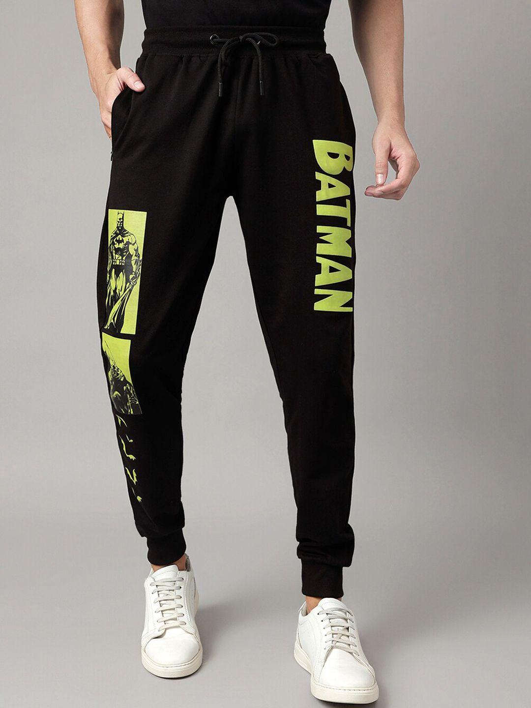 free authority men batman-printed joggers