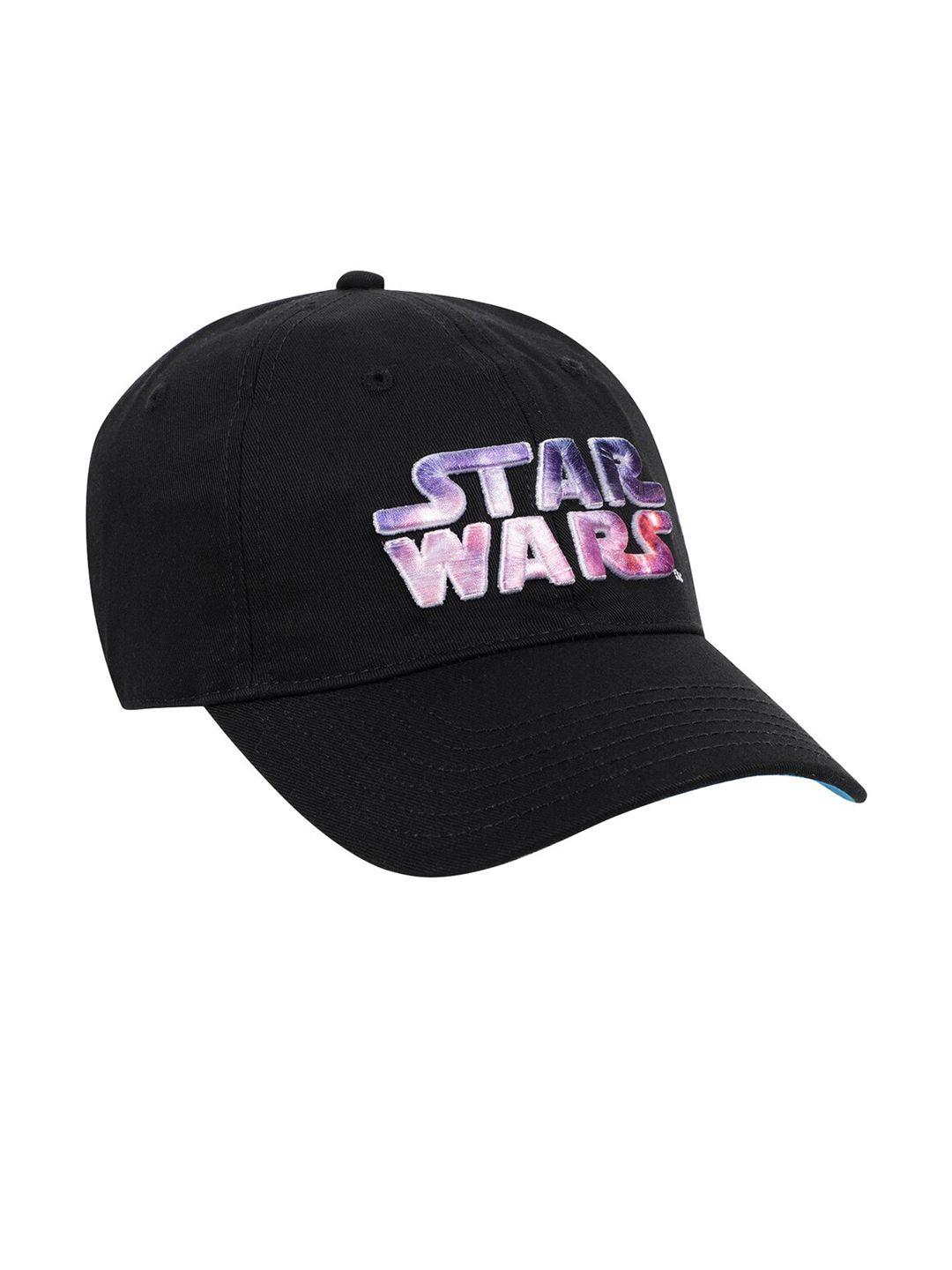 free authority men black & purple star wars embroidered baseball cap