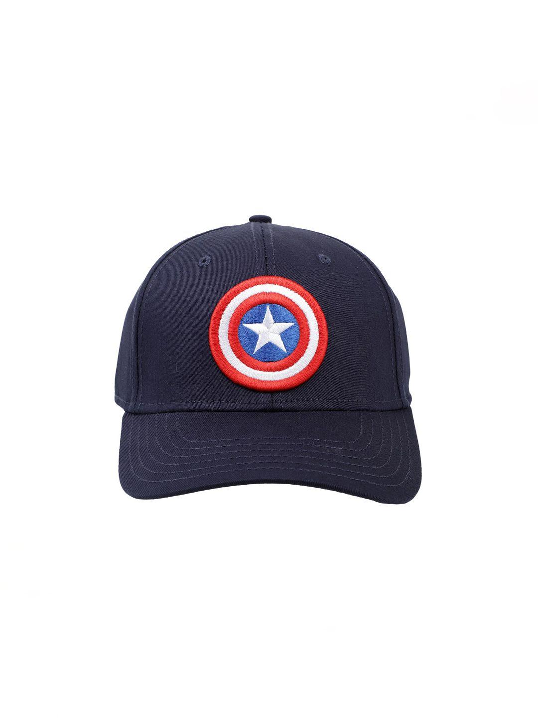 free authority men blue captain america embroidered snapback cap
