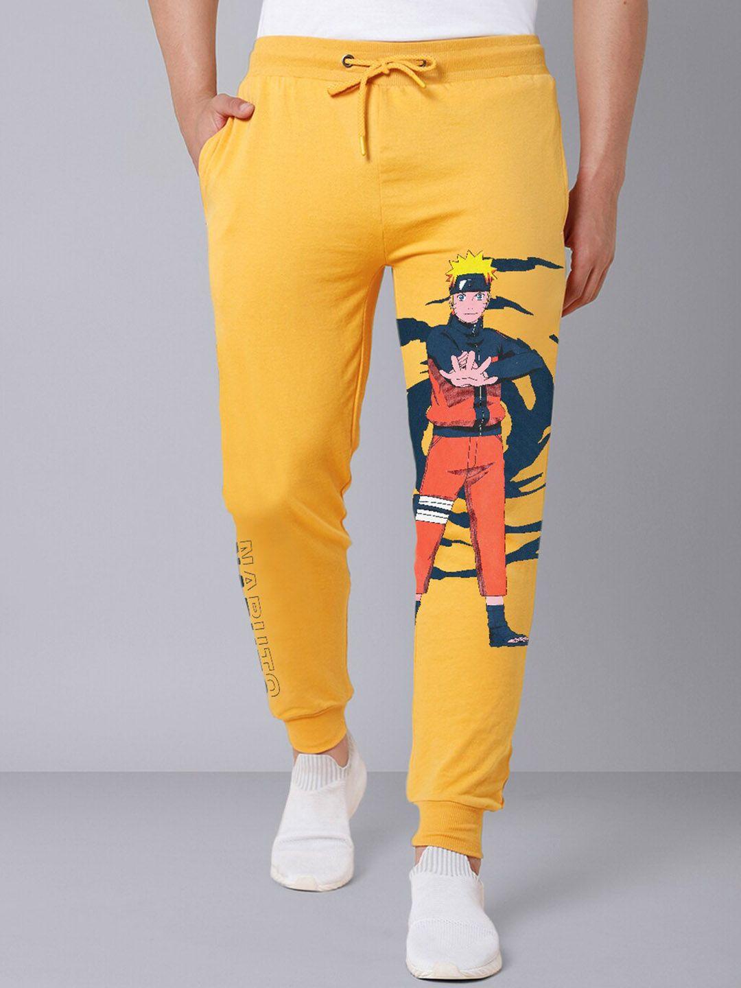 free authority men naruto printed joggers