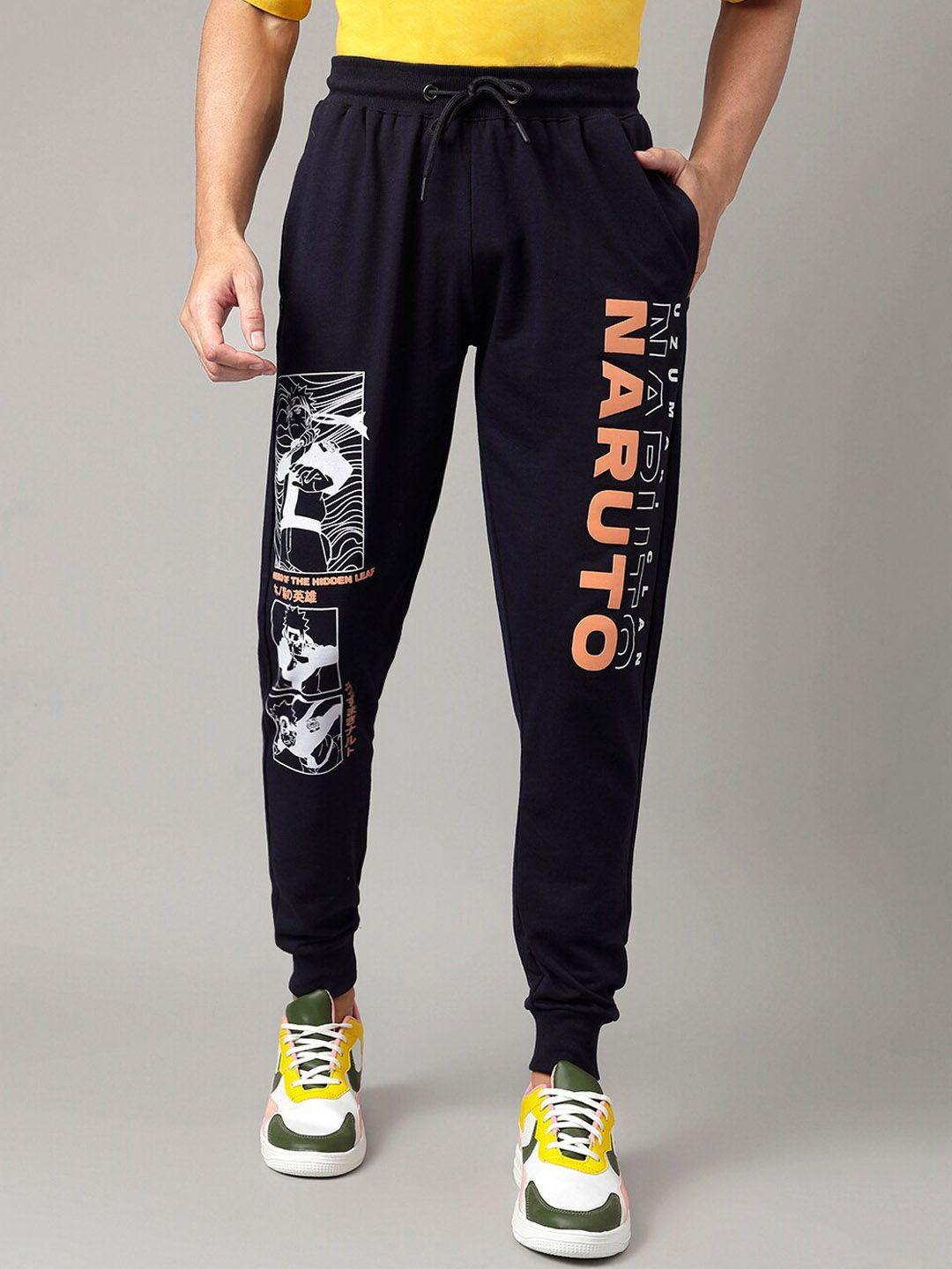 free authority men naruto printed joggers