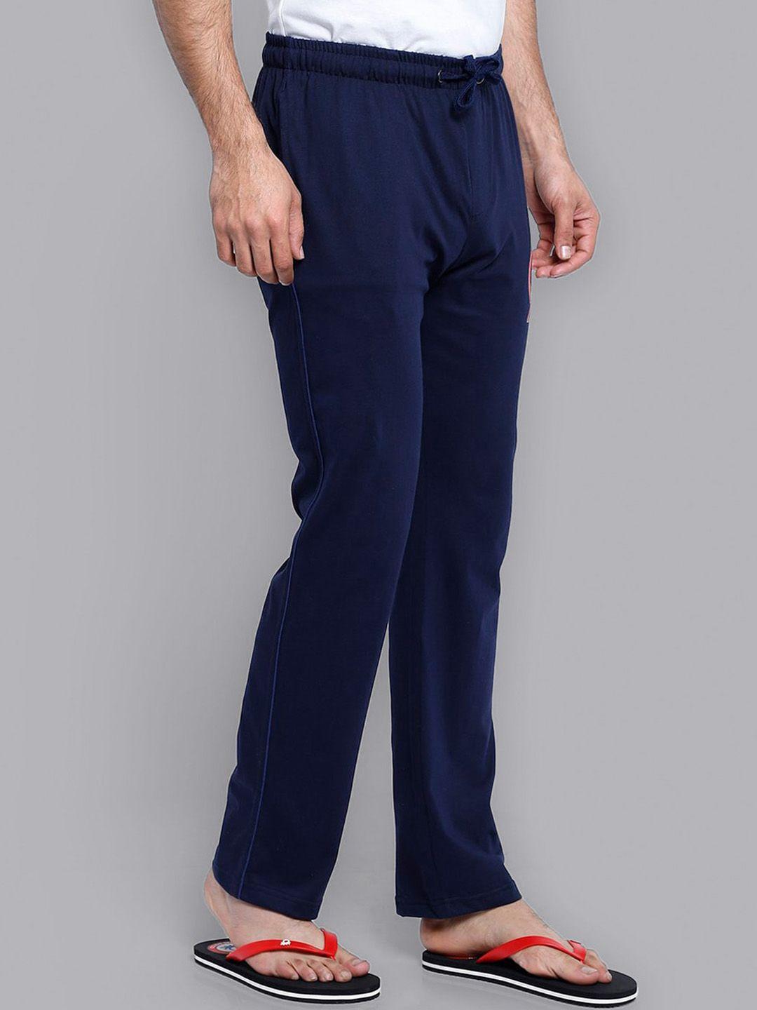 free authority men navy blue avengers featured lounge pants