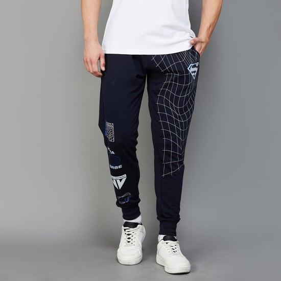 free authority men superman printed joggers