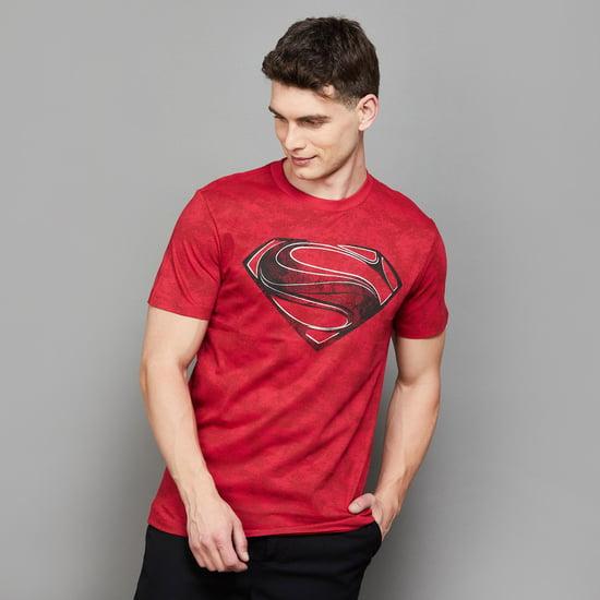 free authority men superman printed t-shirt