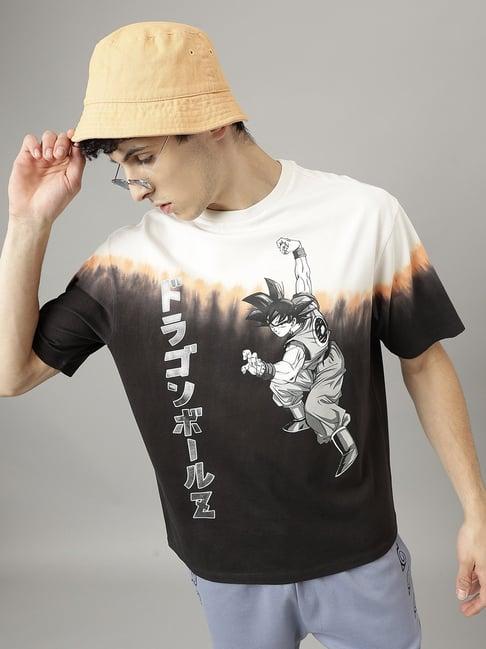 free authority multicolored loose fit printed t-shirt
